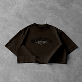 Soft - Cropped Oversized - Wisent Crew Marrom
