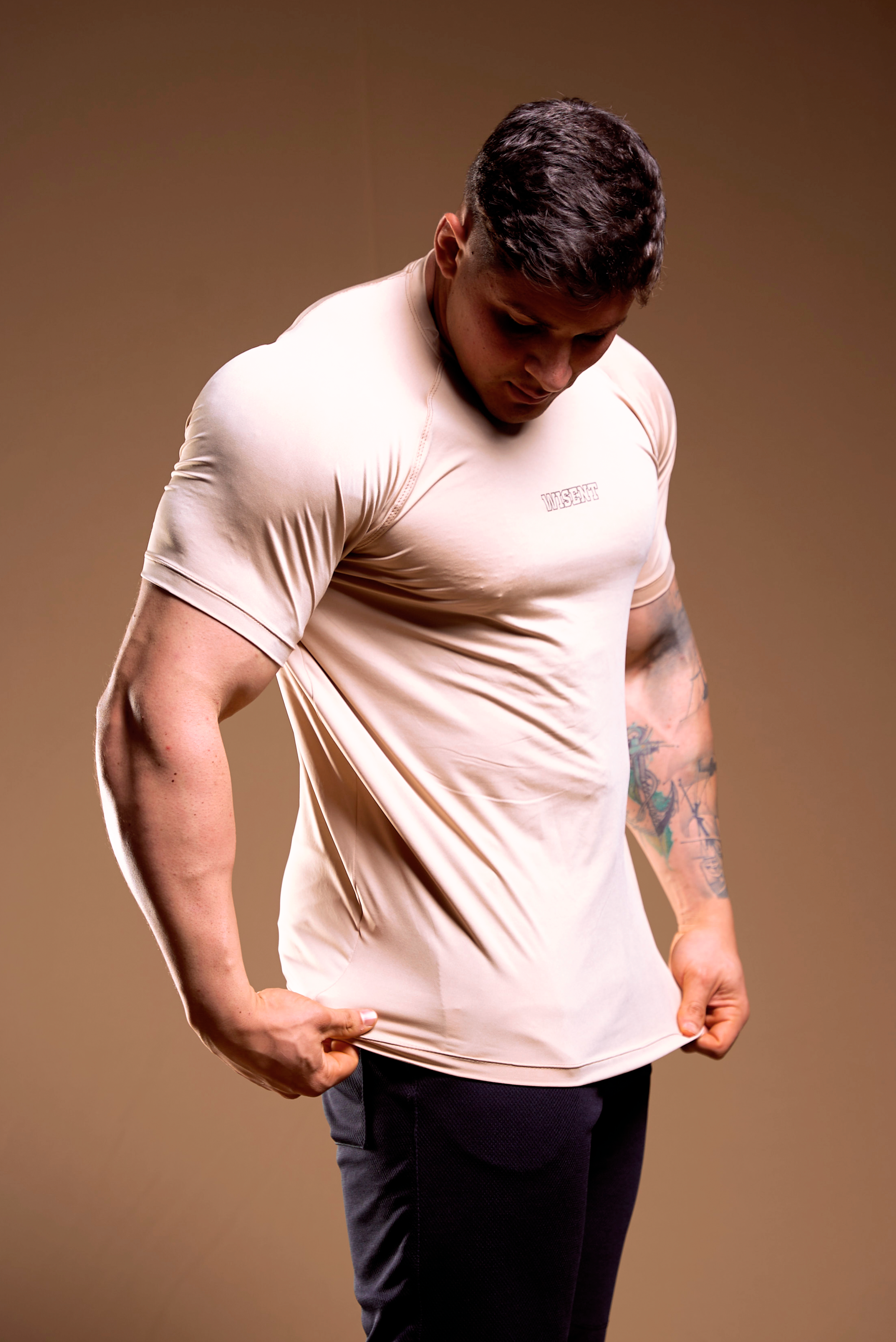 SOFT - CAMISETA T-SHIRT - WISENT BASIC CAQUI