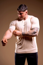 SOFT - CAMISETA T-SHIRT - WISENT BASIC CAQUI