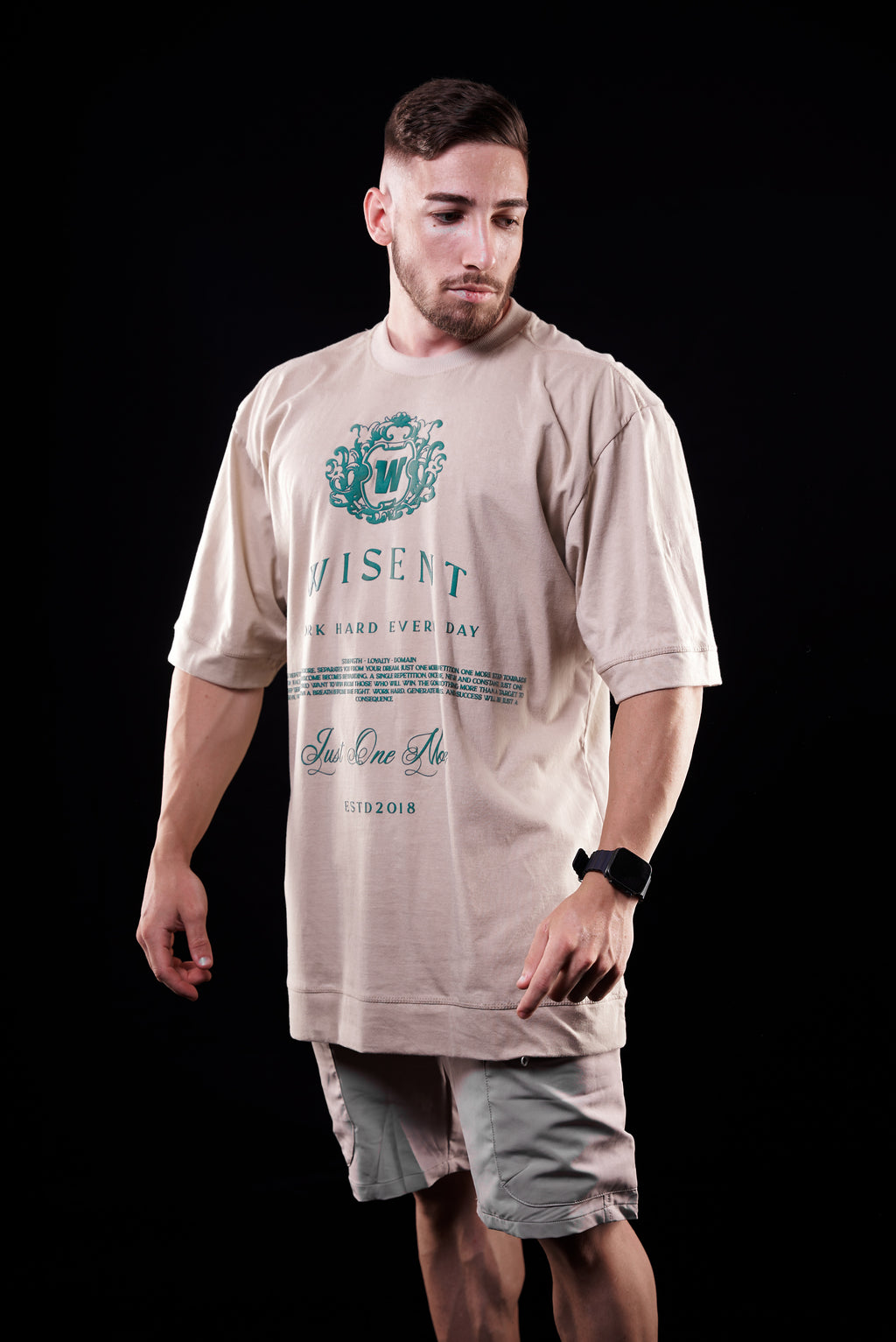SOFT - CAMISETA OVERSIZED - JUST ONE MORE CAQUI