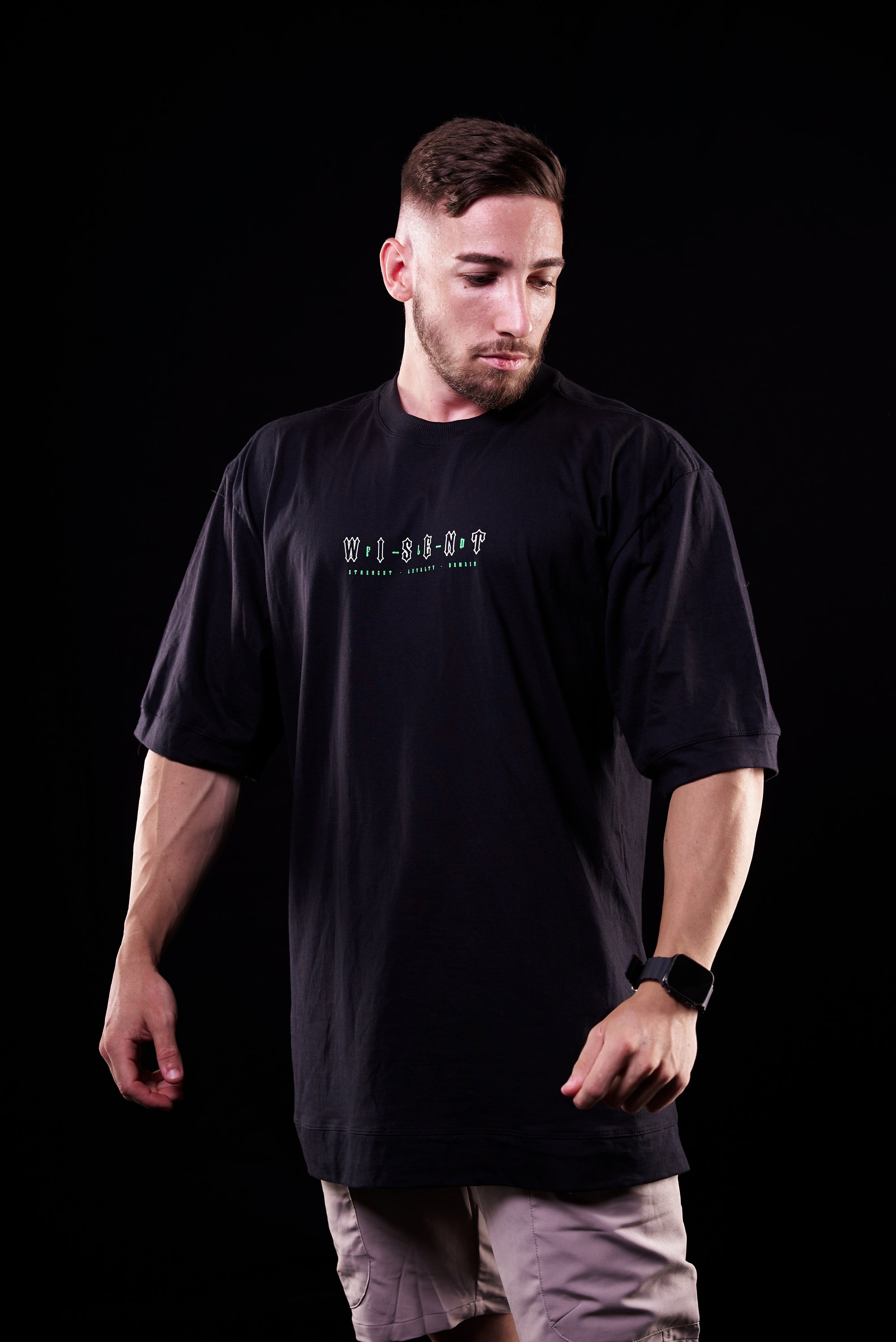 SOFT - CAMISETA OVERSIZED - GIVE ME MORE WEIGHT NEON PRETA