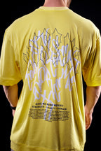 SOFT - CAMISETA OVERSIZED - GIVE ME MORE WEIGHT STREET AMARELA