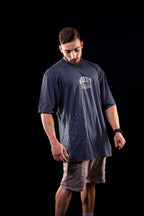 SOFT - CAMISETA OVERSIZED - GIVE ME MORE WEIGHT STREET CINZA