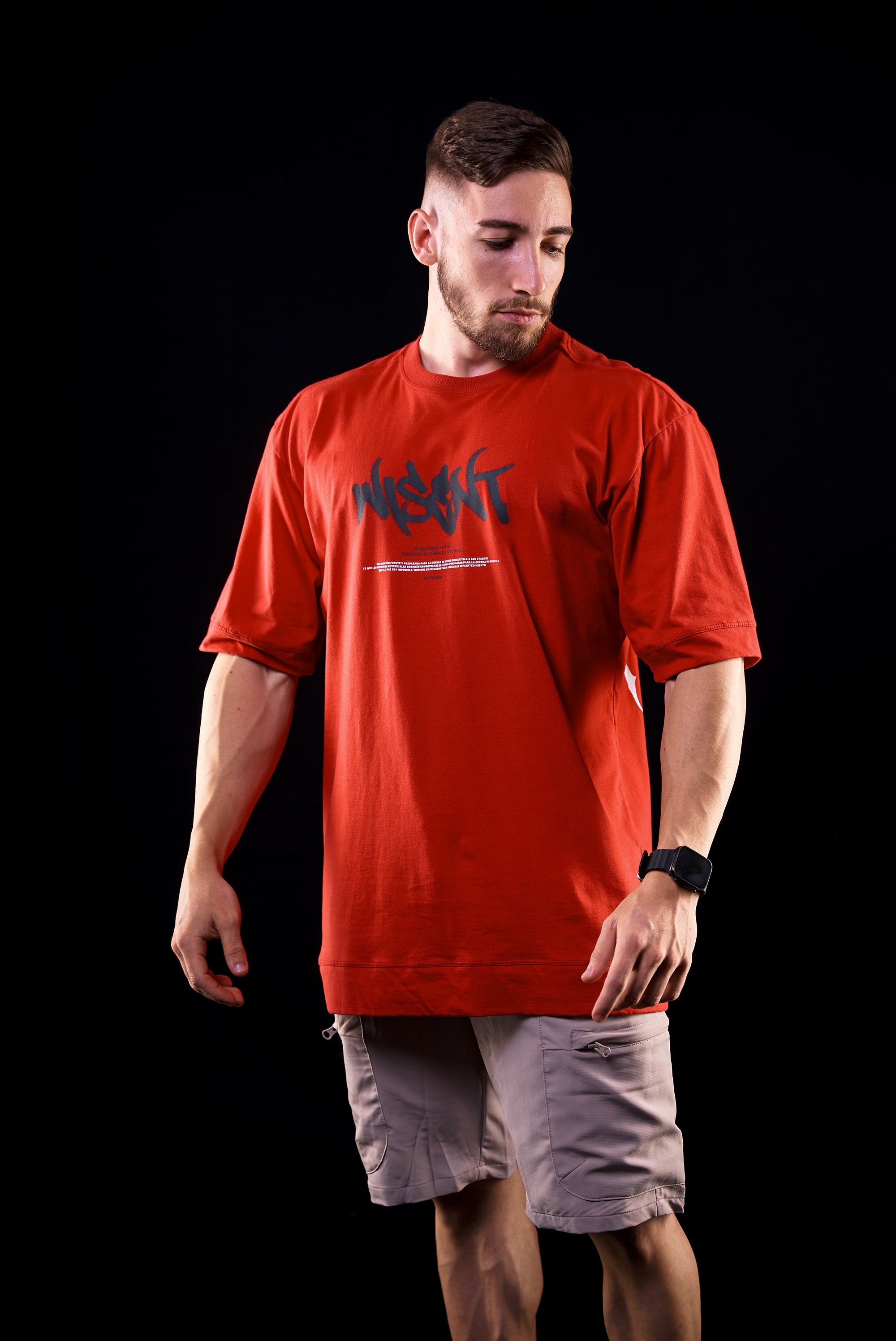SOFT - CAMISETA OVERSIZED - PARA BELLUM VERMELHA