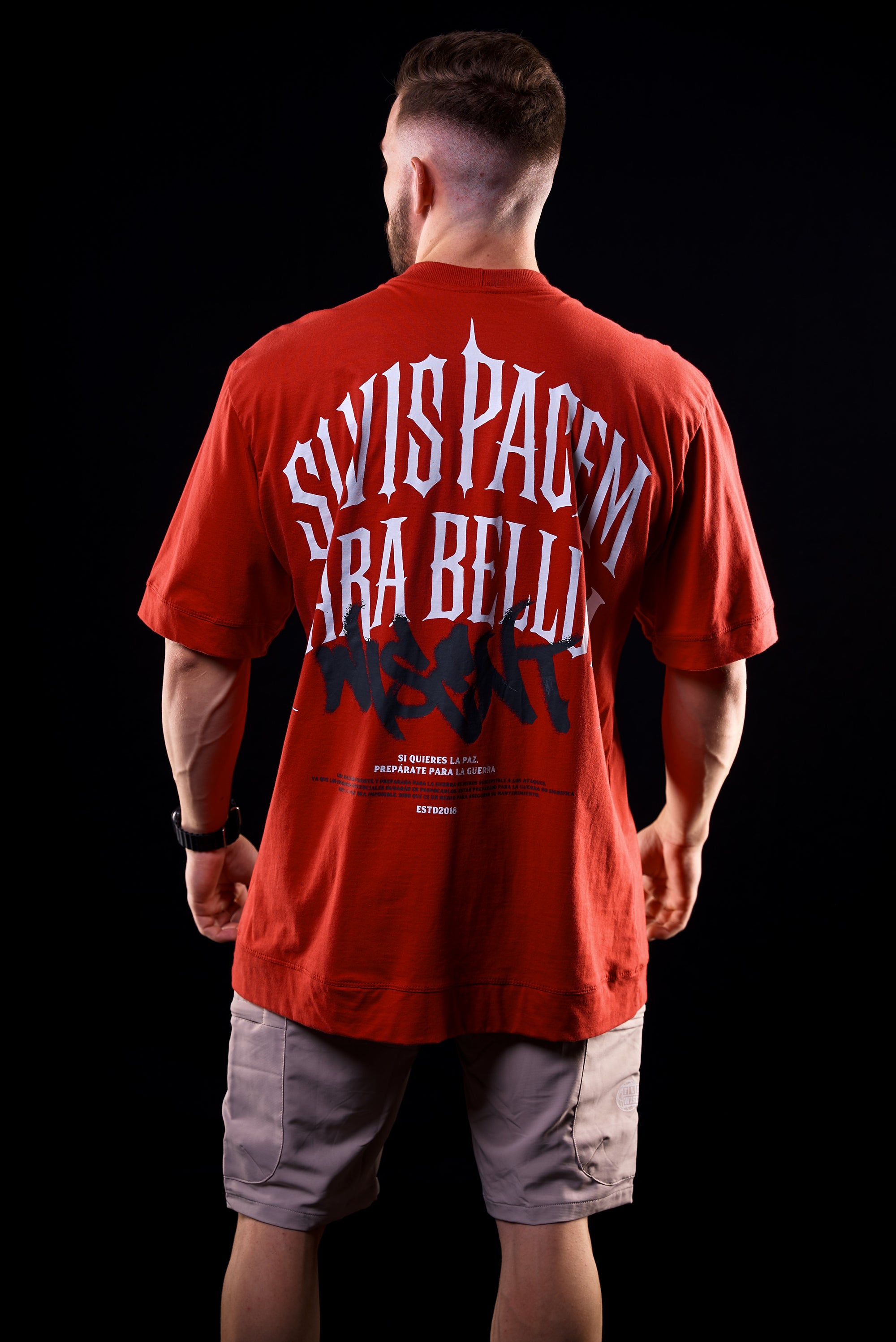 SOFT - CAMISETA OVERSIZED - PARA BELLUM VERMELHA