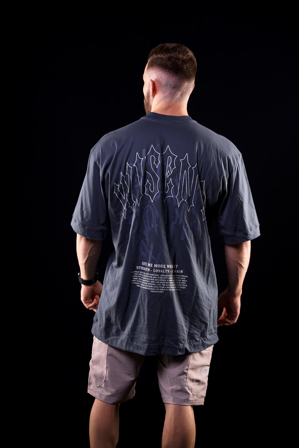 SOFT - CAMISETA OVERSIZED - GIVE ME MORE WEIGHT STREET CINZA