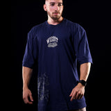 Camiseta Oversized - Give me More Weight Street Azul Marinho