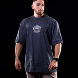 Camiseta Oversized - Give Me More Weight Street Cinza