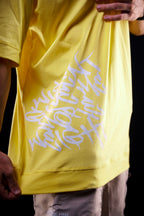 SOFT - CAMISETA OVERSIZED - GIVE ME MORE WEIGHT STREET AMARELA