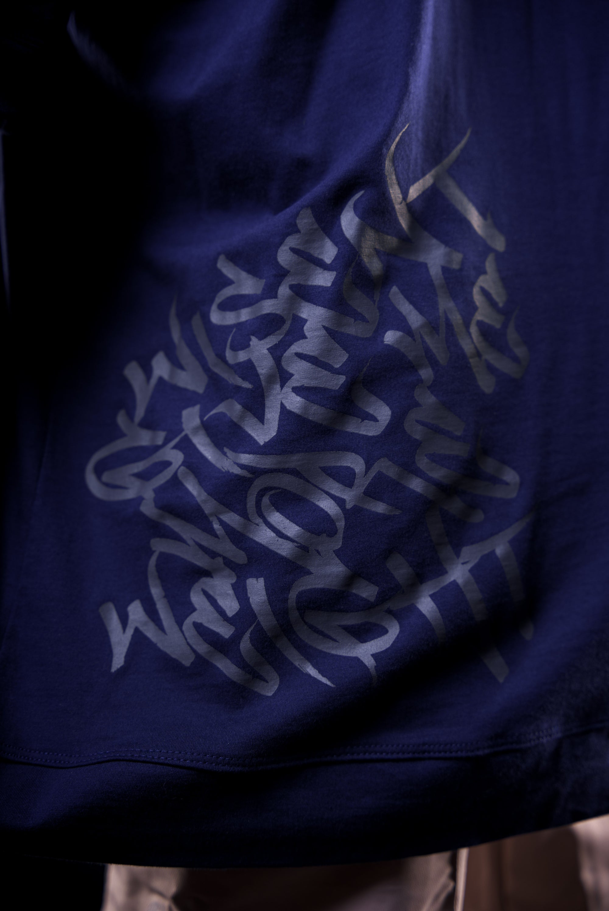 SOFT - CAMISETA OVERSIZED - GIVE ME MORE WEIGHT STREET AZUL MARINHO