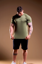 SOFT - CAMISETA T-SHIRT - WISENT BASIC VERDE MILITAR