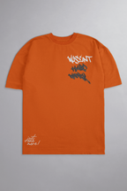 SOFT - CAMISETA OVERSIZED - HARD WORK LARANJA