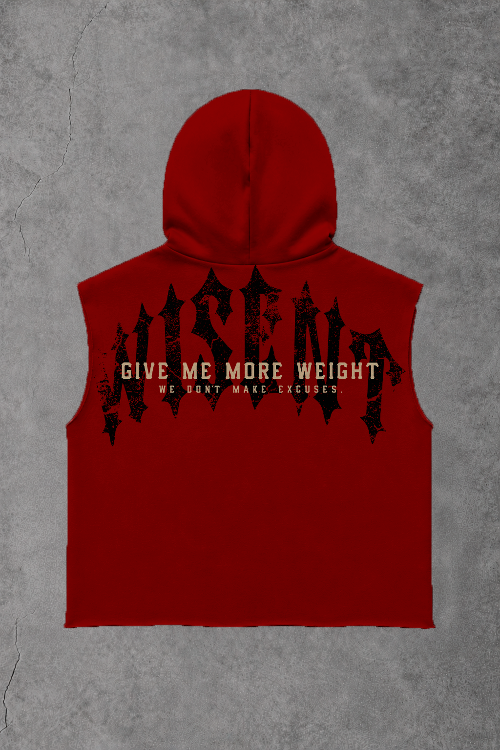 Heavy - Regata Box Raw Hem - Give Me More Weight Preto (Cópia)