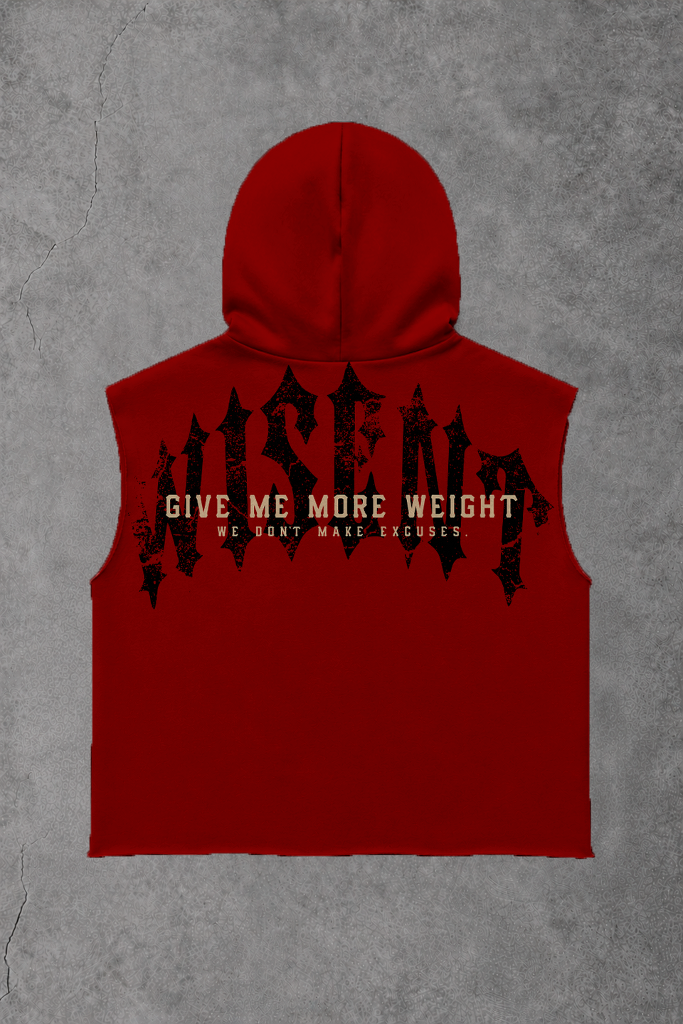 Heavy - Regata Box Raw Hem - Give Me More Weight Preto (Cópia)