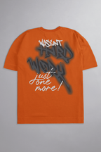 SOFT - CAMISETA OVERSIZED - HARD WORK LARANJA