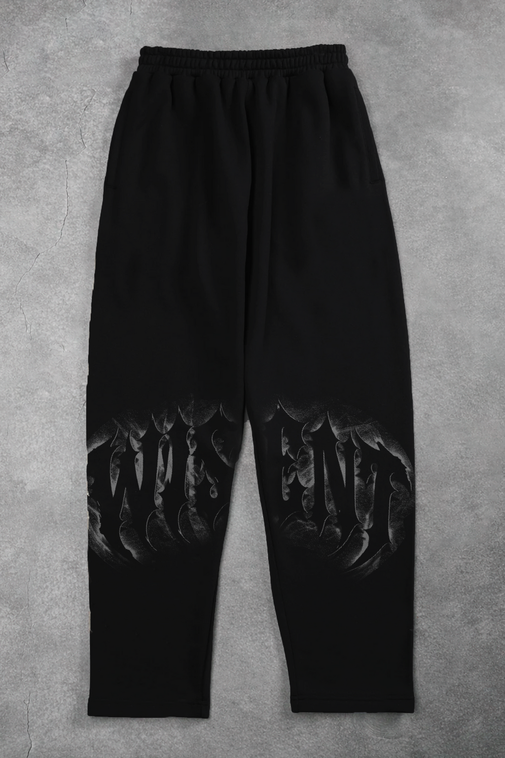 Heavy - Calça Oversized Moletom - Real Intelligence Preta