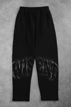Heavy - Calça Oversized Moletom - Real Intelligence Preta
