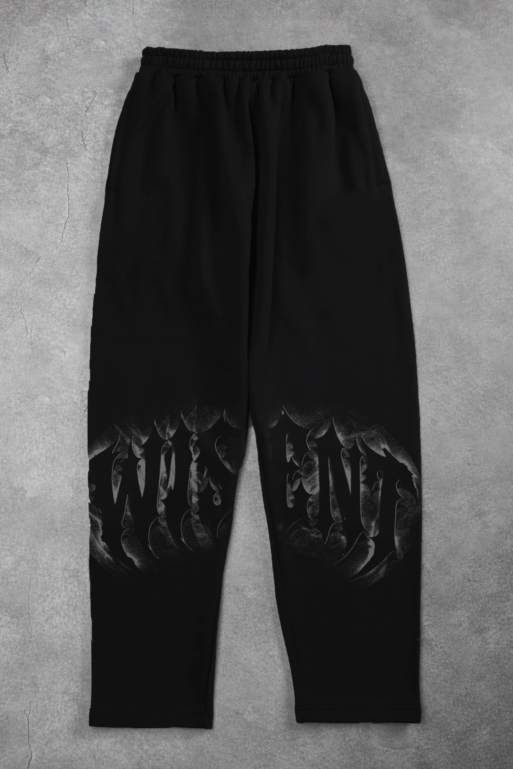 Heavy - Calça Oversized Moletom - Real Intelligence Preta