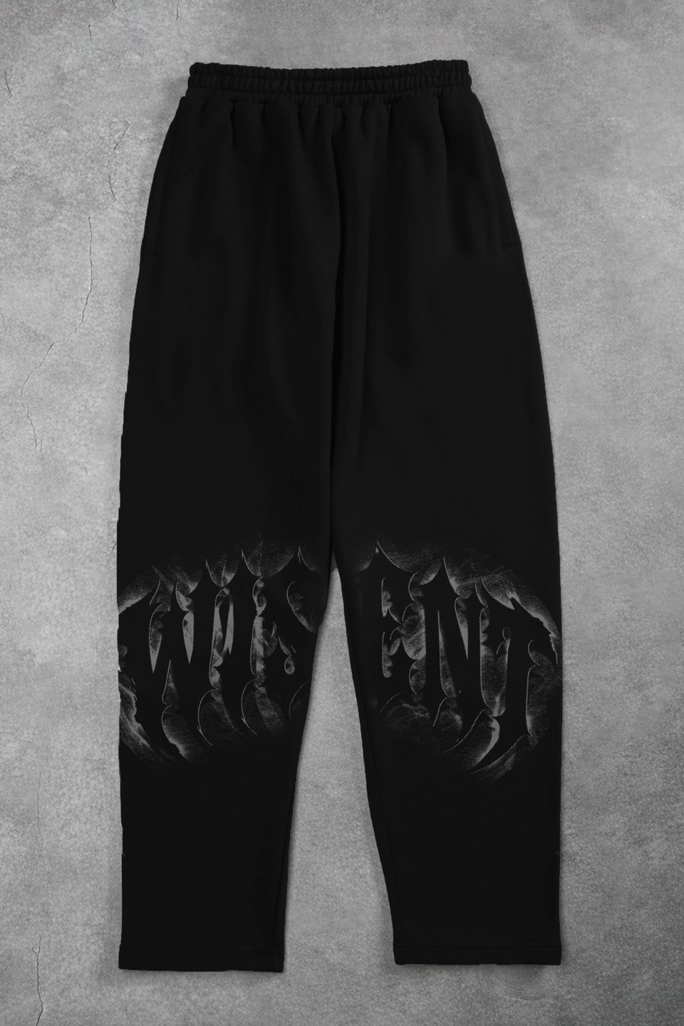Heavy - Calça Oversized Moletom - Real Intelligence Preta