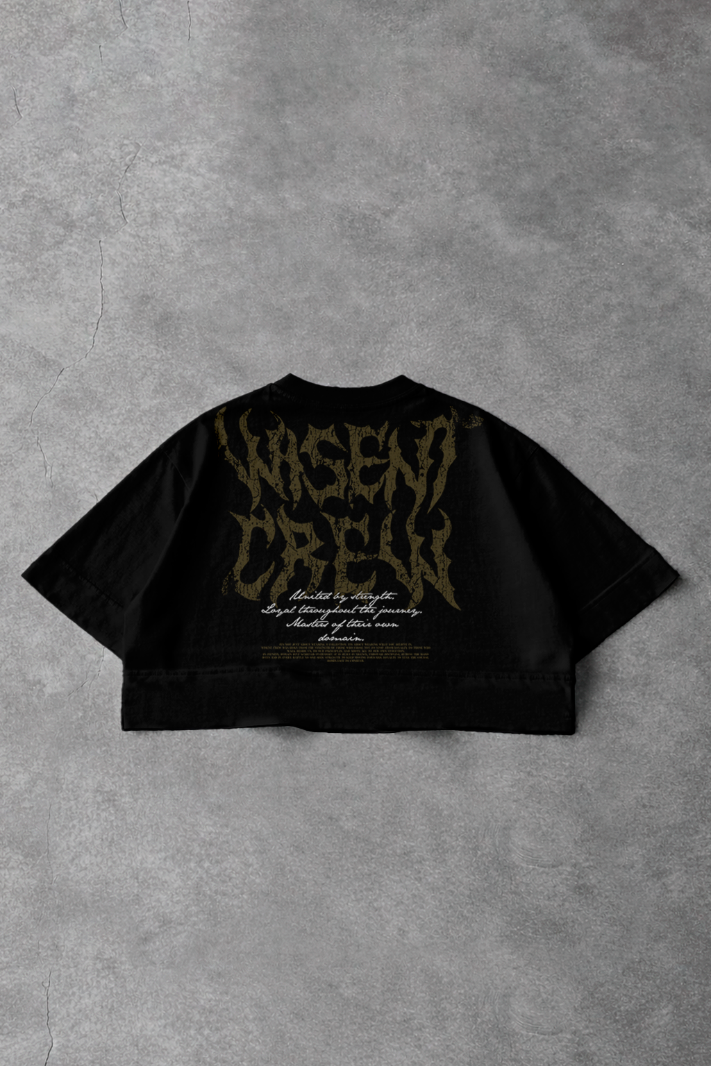 Soft - Cropped Oversized - Wisent Crew Preto