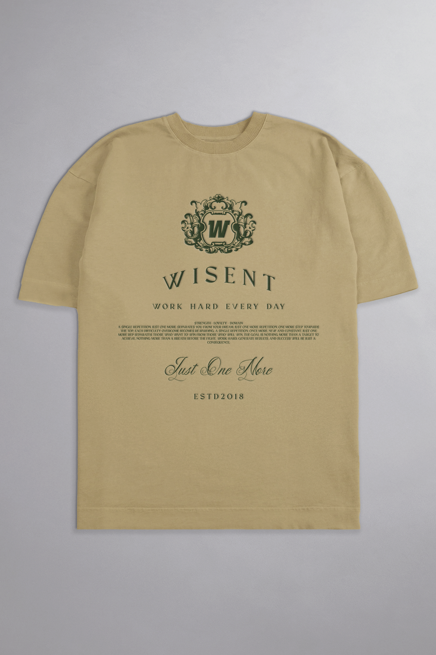 SOFT - CAMISETA OVERSIZED - JUST ONE MORE CAQUI