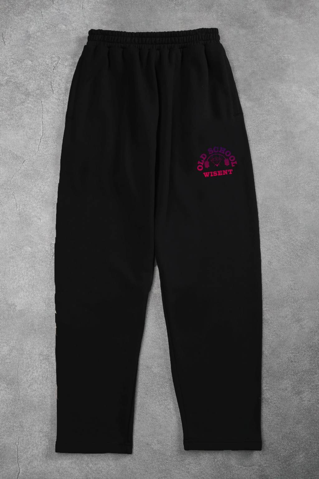Heavy - Calça Oversized Moletom - Old School Preta Color