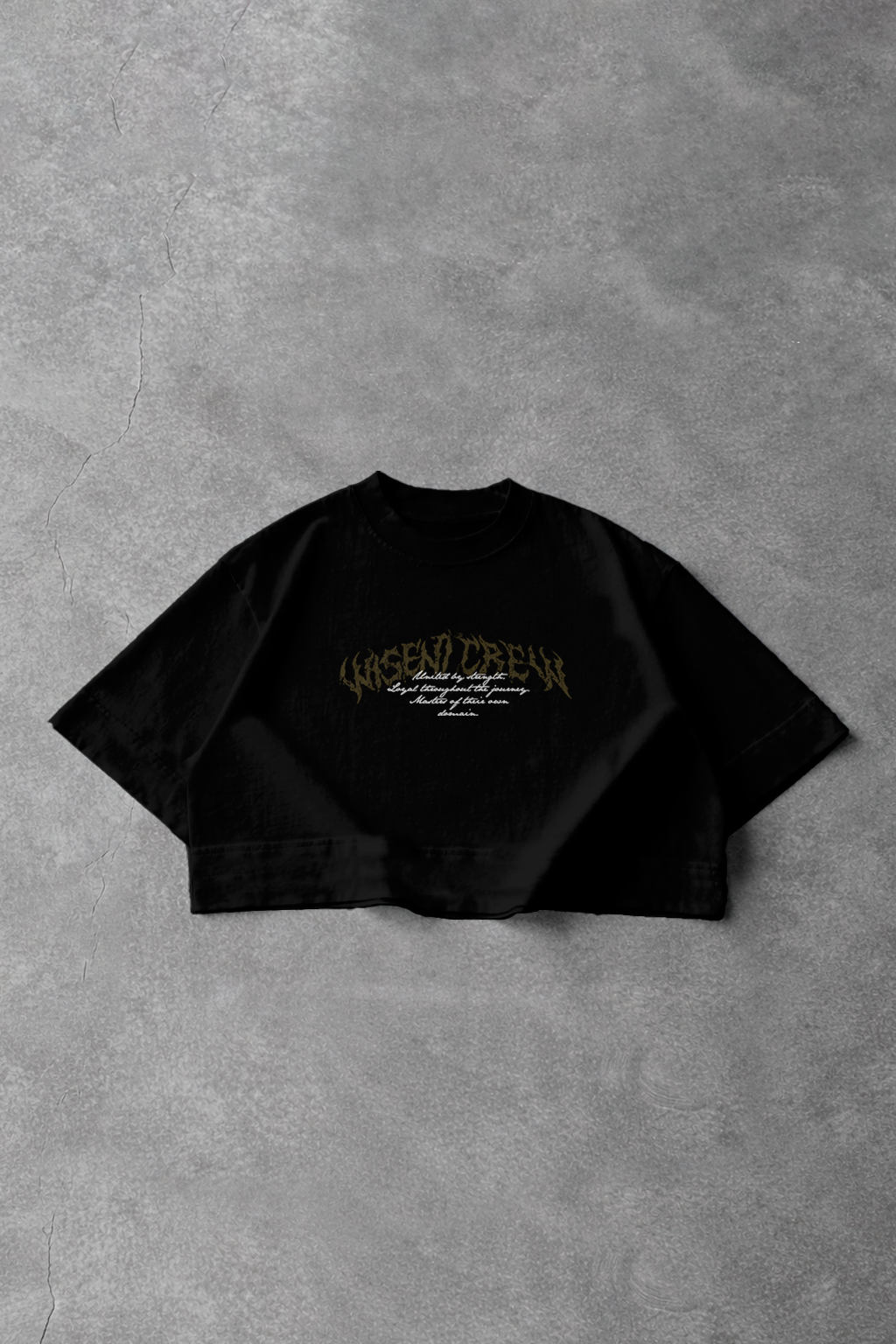 Soft - Cropped Oversized - Wisent Crew Preto