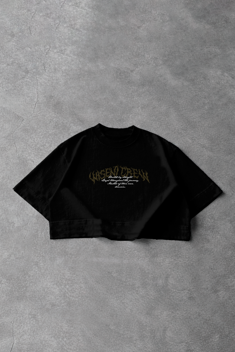 Soft - Cropped Oversized - Wisent Crew Preto