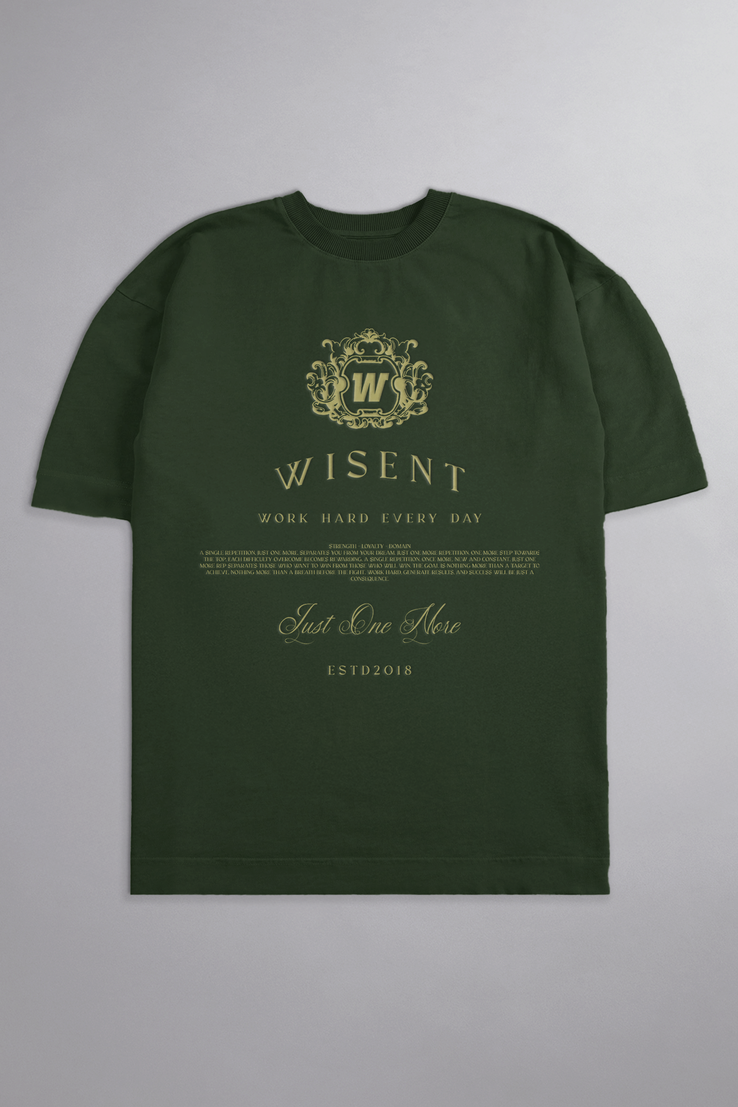 SOFT - CAMISETA OVERSIZED - JUST ONE MORE VERDE