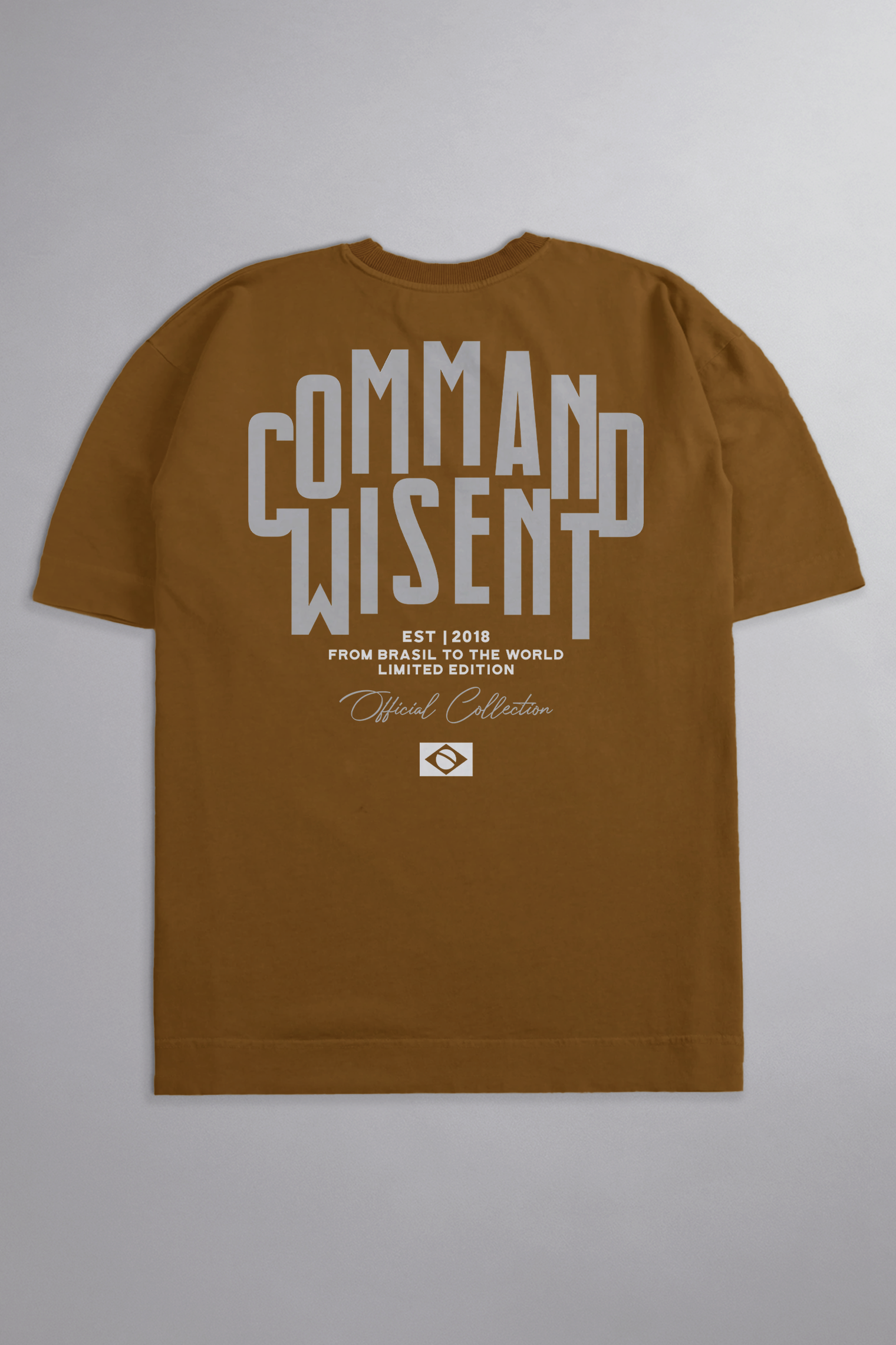 SOFT - CAMISETA OVERSIZED - COMMAND CARAMELO