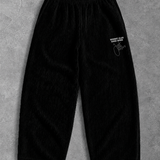 Canelada - Calça Oversized - Hard Work Just One More Preta