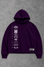 Heavy - Moletom Box Raw Hem - Wisent Collections Roxo