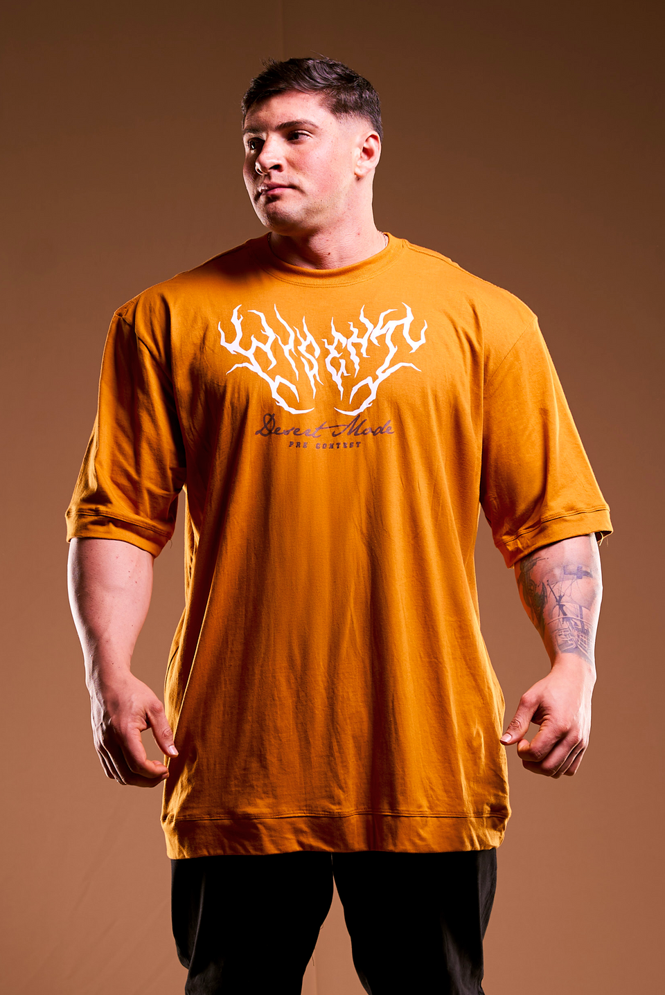 Camiseta Oversized - Desert Mode Mostarda