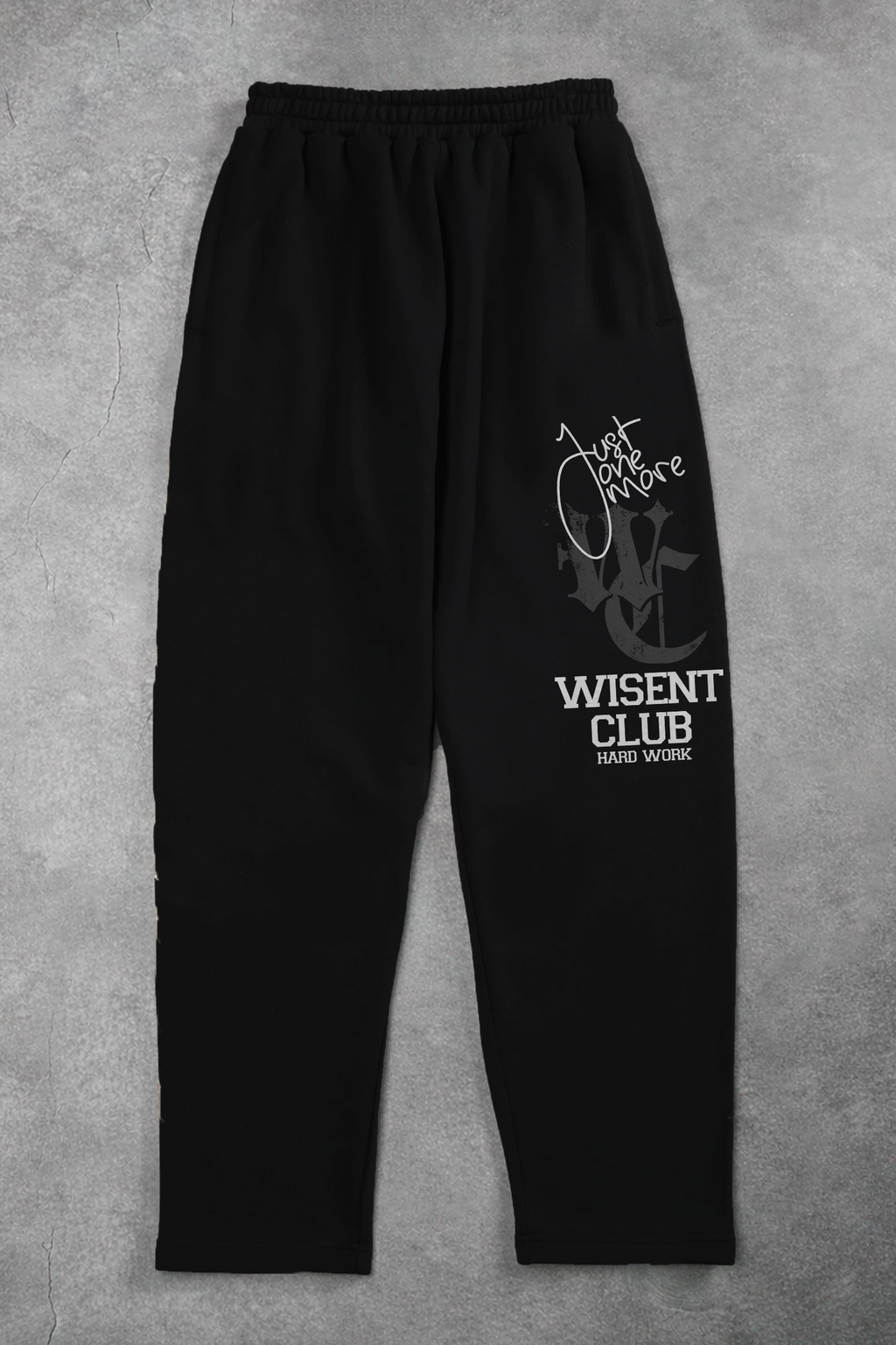 Heavy - Calça Oversized Moletom - Hard Work Preta