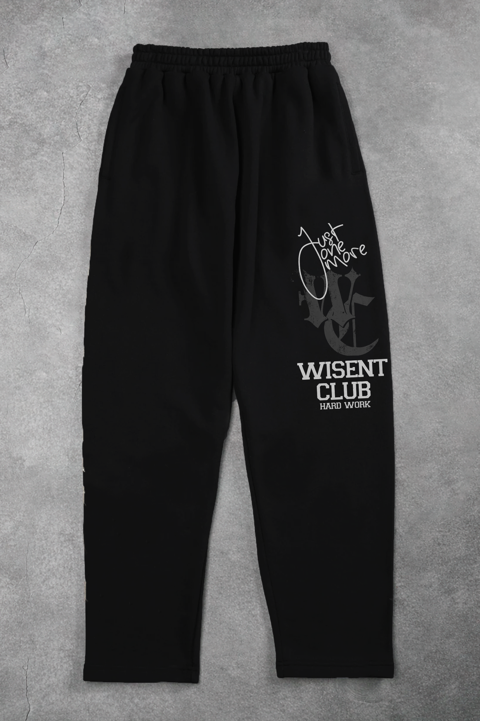 Heavy - Calça Oversized Moletom - Hard Work Preta