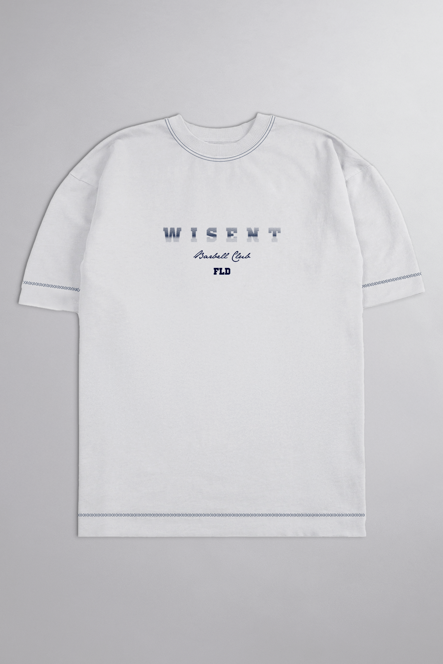 SOFT - CAMISETA OVERSIZED - BARBELL CLUB BRANCA