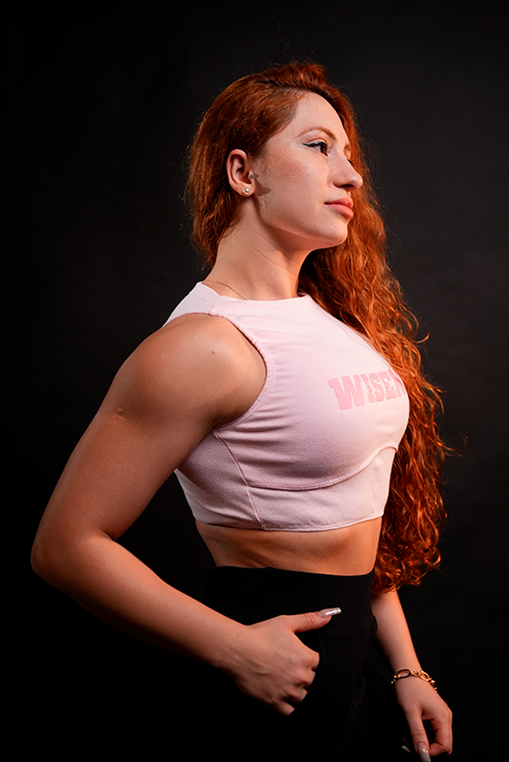 Cropped Silhouette - Wisent Rosa Claro