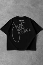 Canelada - Camiseta Oversized - Hard Work Just One More Preta