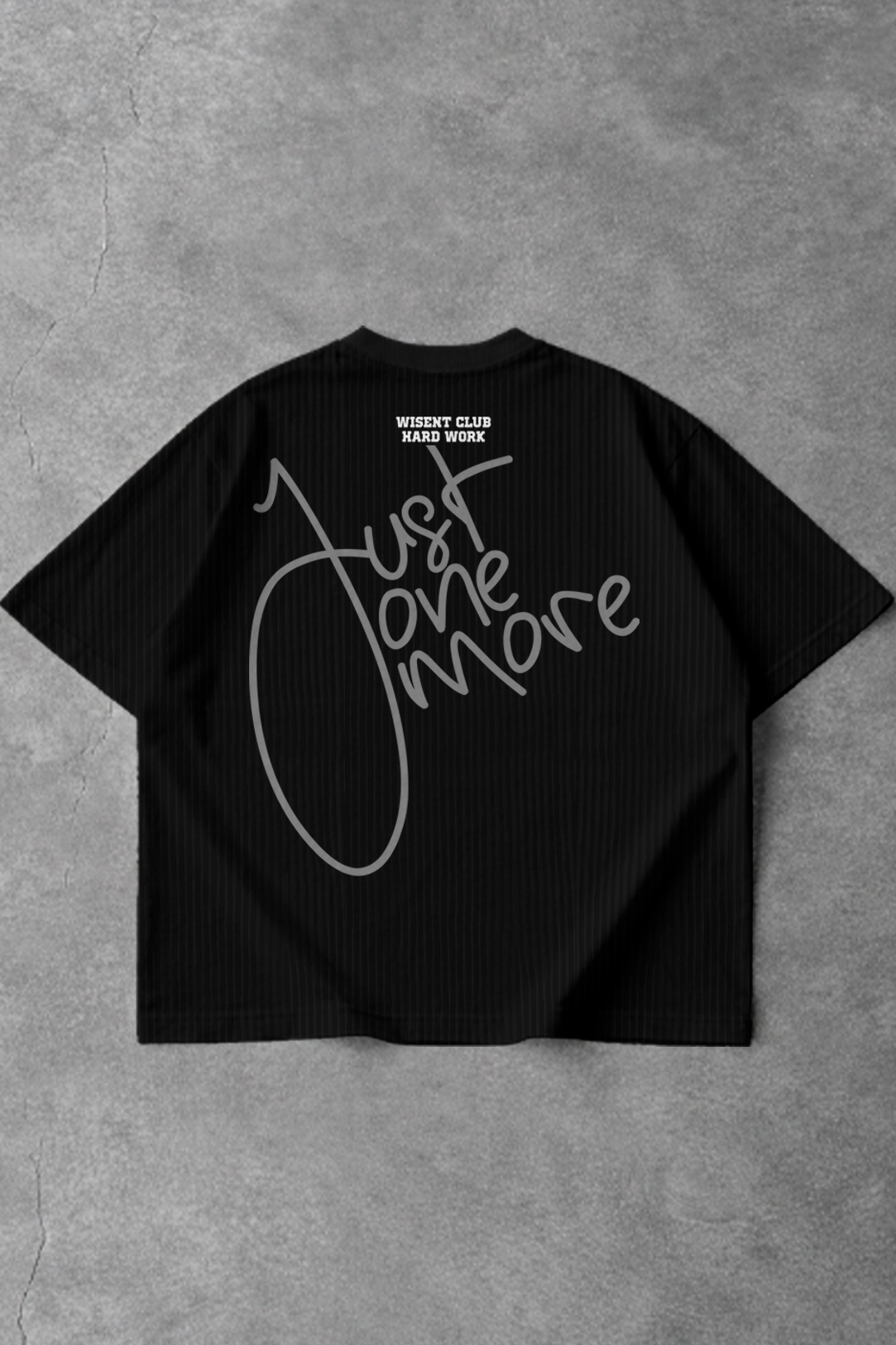 Canelada - Camiseta Oversized - Hard Work Just One More Preta