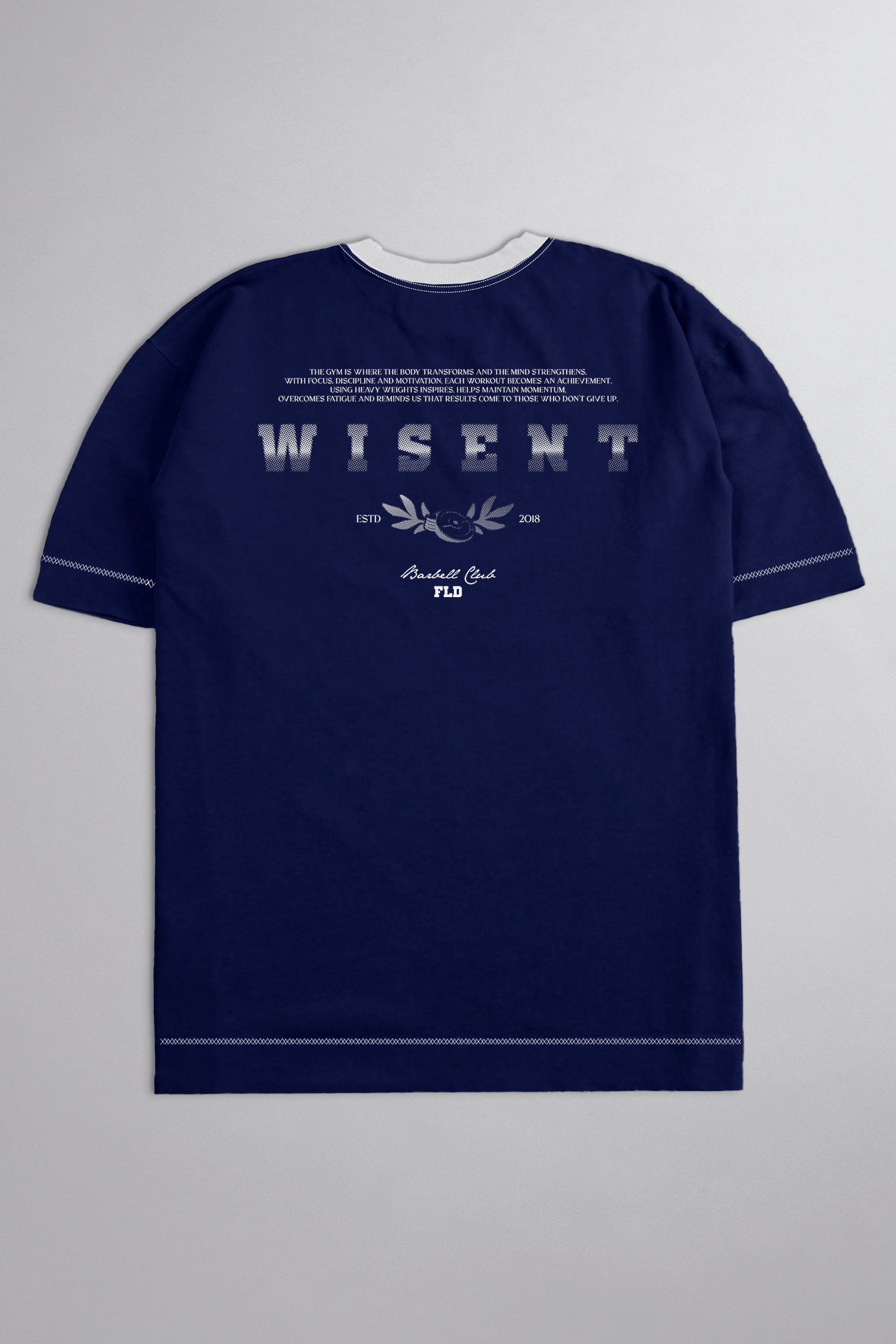 SOFT - CAMISETA OVERSIZED - BARBELL CLUB AZUL