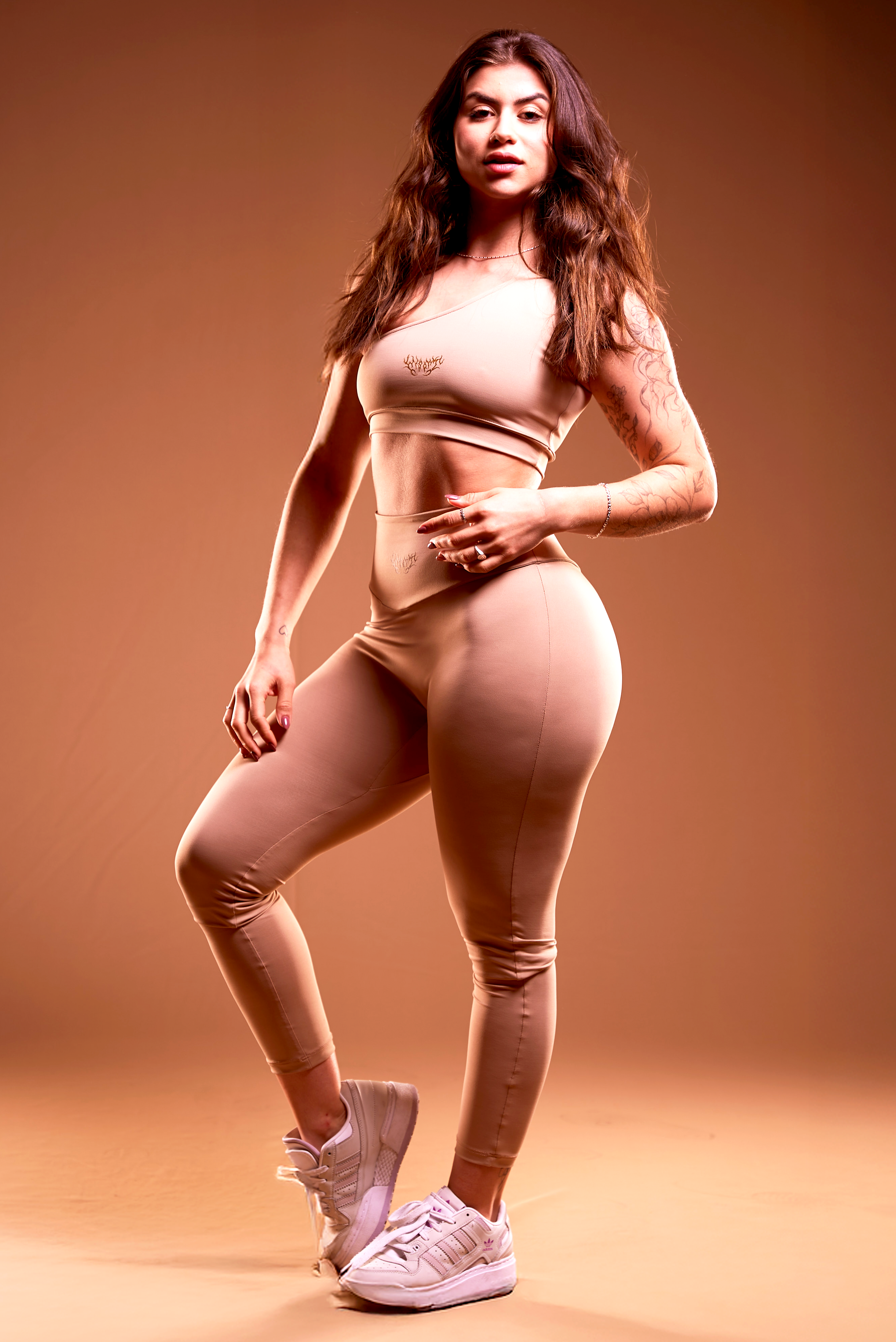 CALÇA LEGGING - DESERT MODE CAQUI