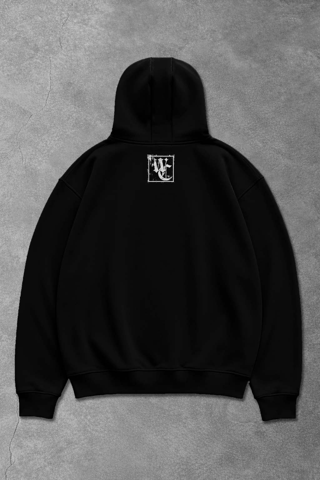 Heavy - Canguru Oversized Moletom - Hard Work Club Preto
