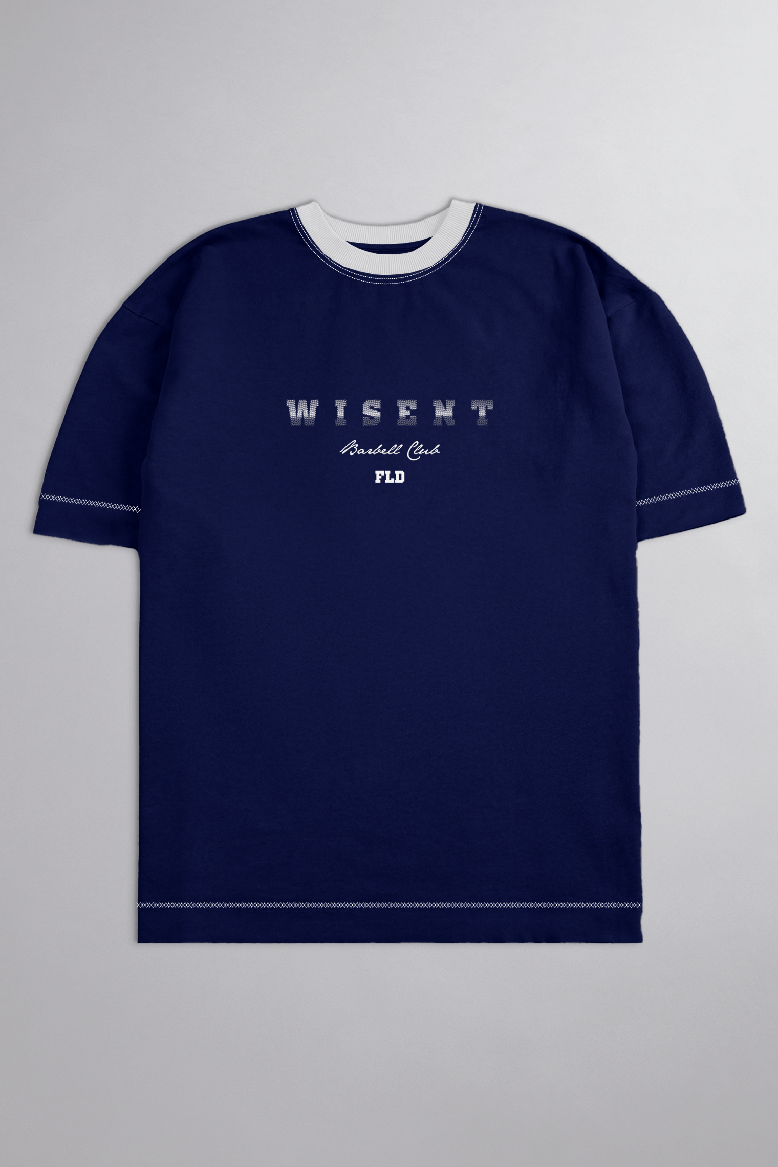 SOFT - CAMISETA OVERSIZED - BARBELL CLUB AZUL