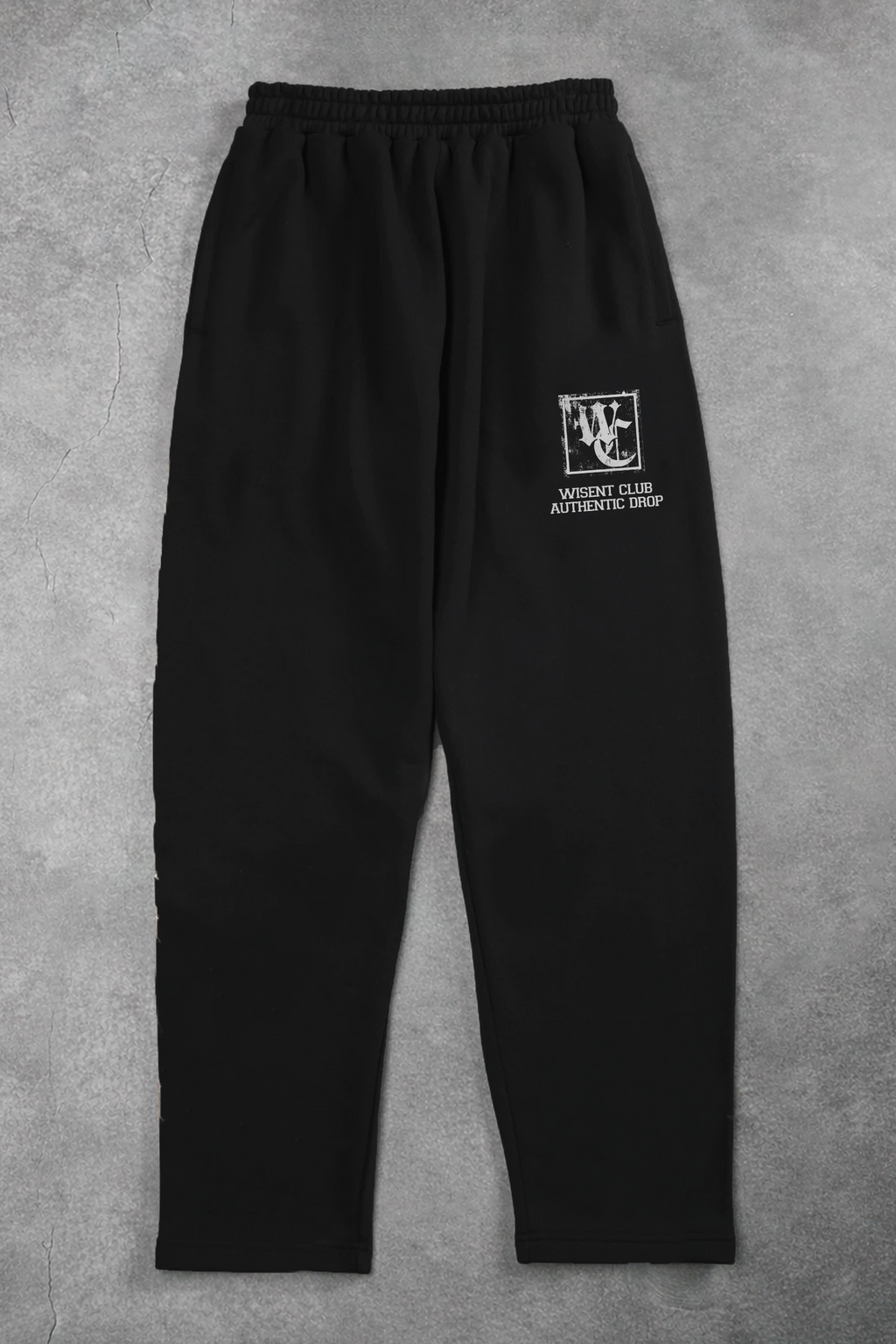 Heavy - Calça Oversized Moletom - Hard Work Club Preta