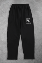 Heavy - Calça Oversized Moletom - Hard Work Club Preta