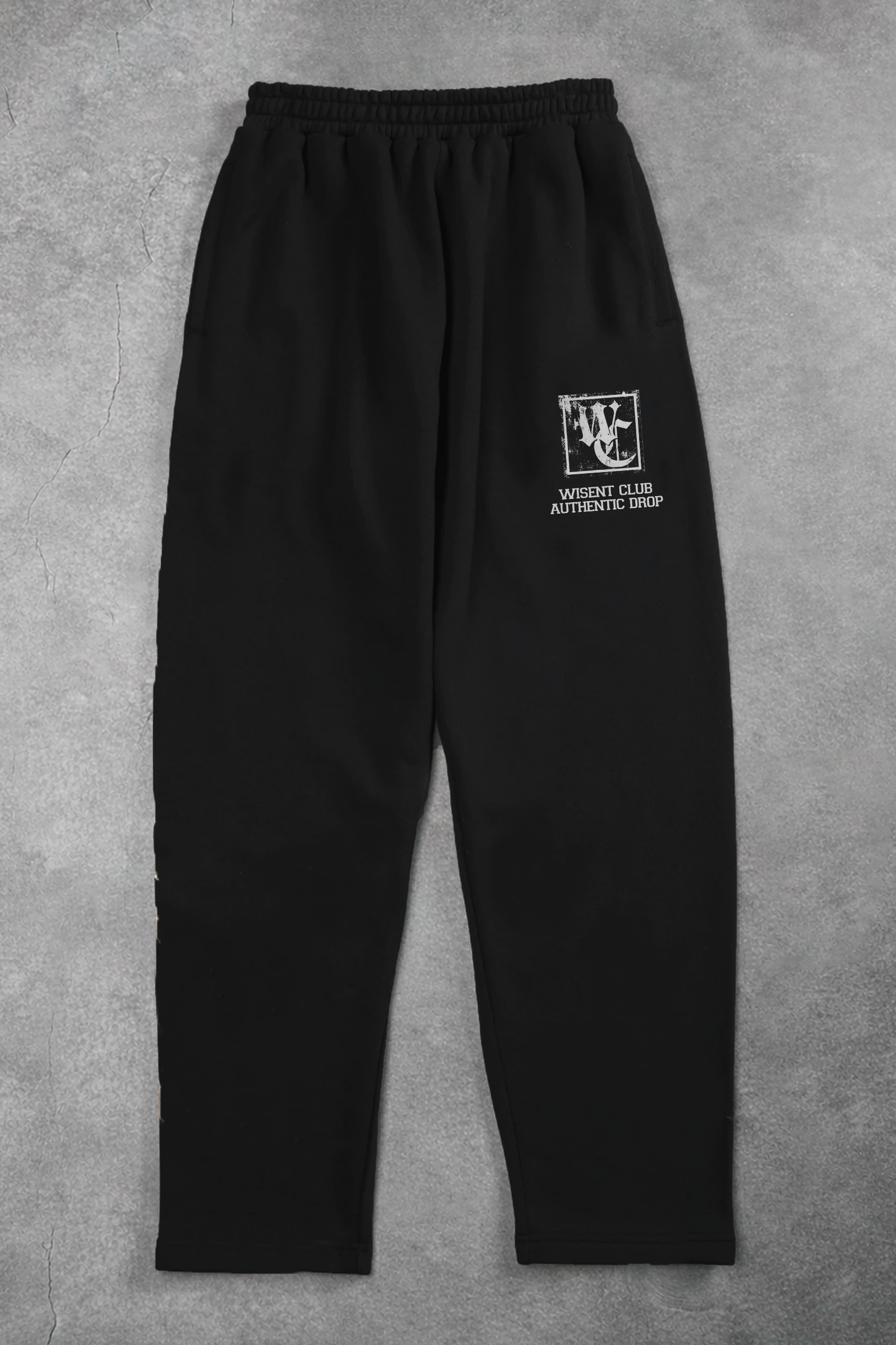 Heavy - Calça Oversized Moletom - Hard Work Club Preta