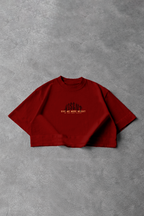 Soft - Cropped Oversized - Give Me More Weight Vermelho