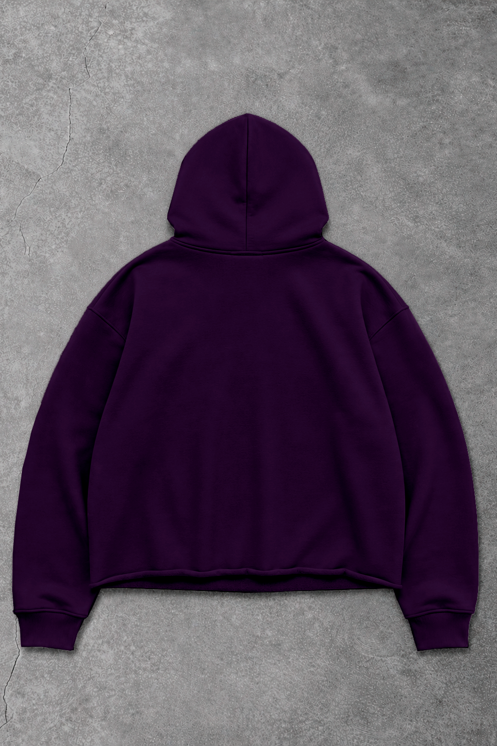 Heavy - Moletom Box Raw Hem - Wisent Collections Roxo