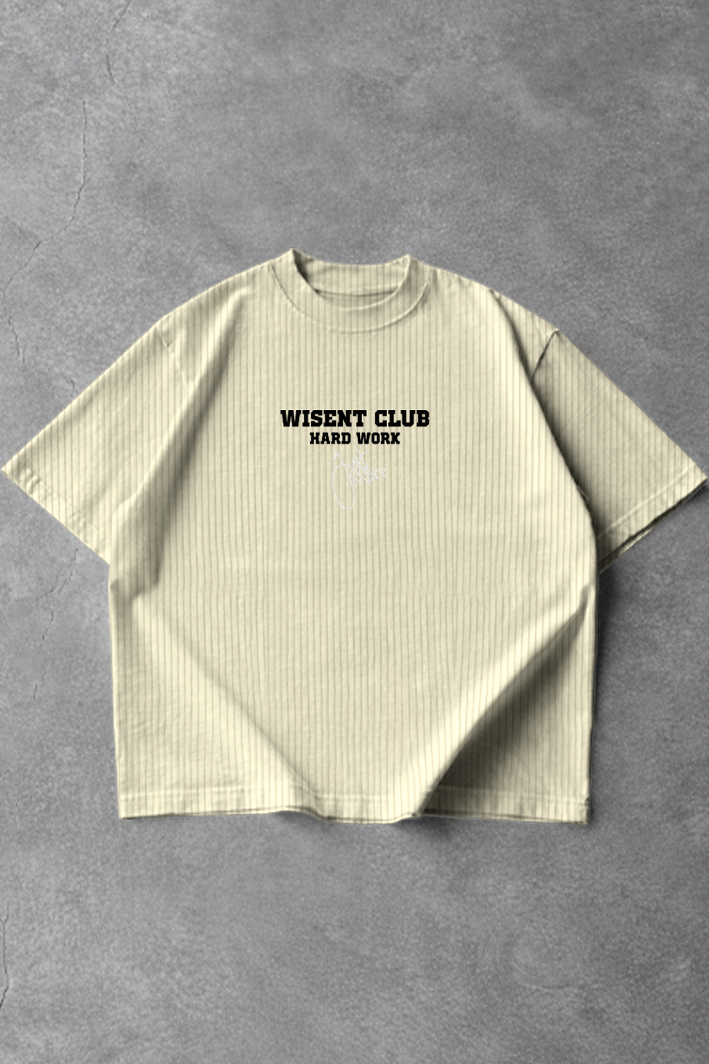 Canelada - Camiseta Oversized - Hard Work Just One More Off White