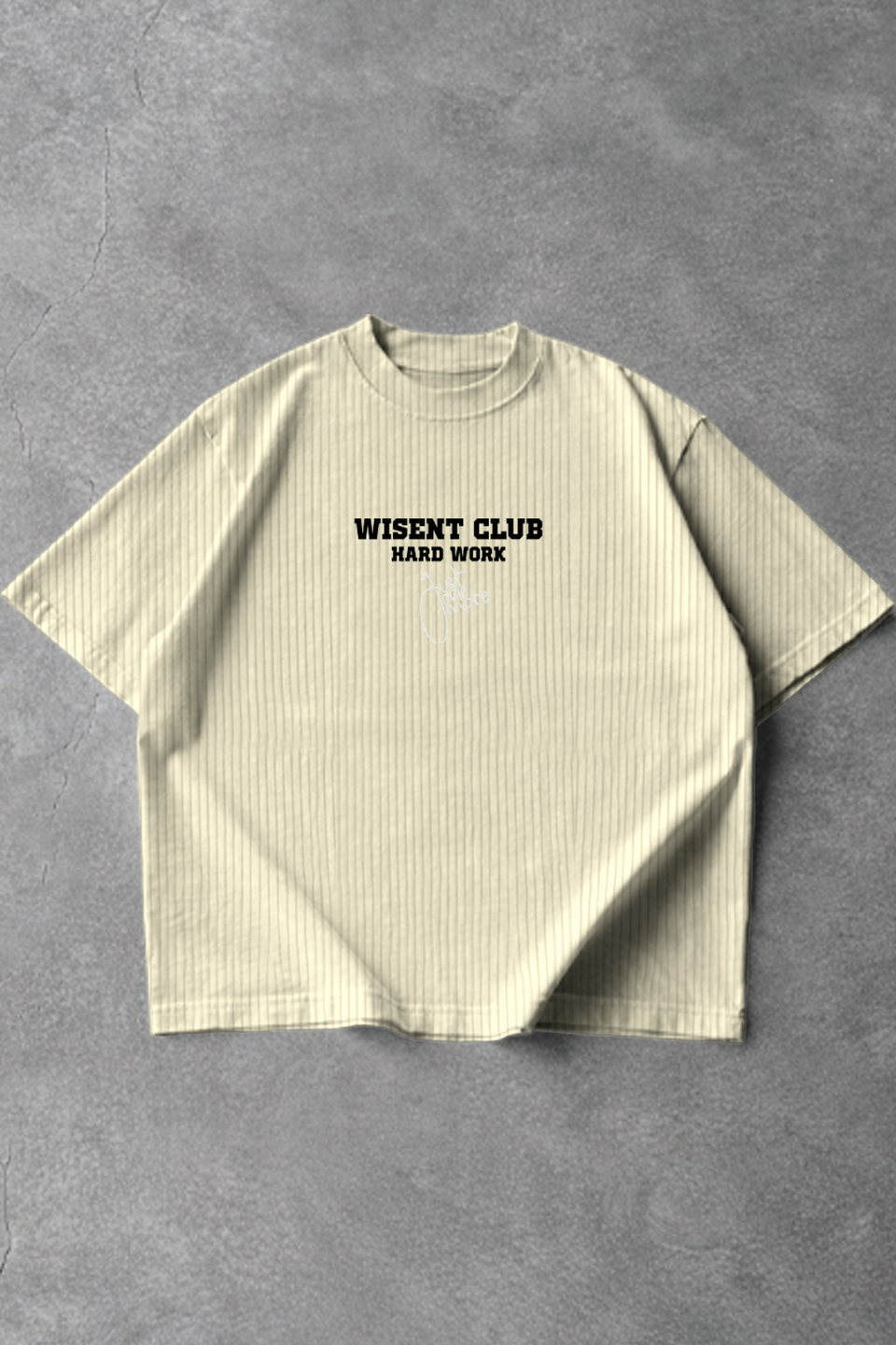 Canelada - Camiseta Oversized - Hard Work Just One More Off White